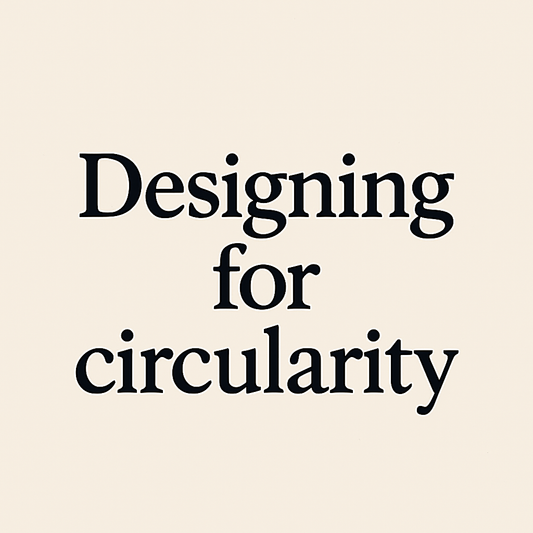 Designing for circularity: our approach to sustainable fashion