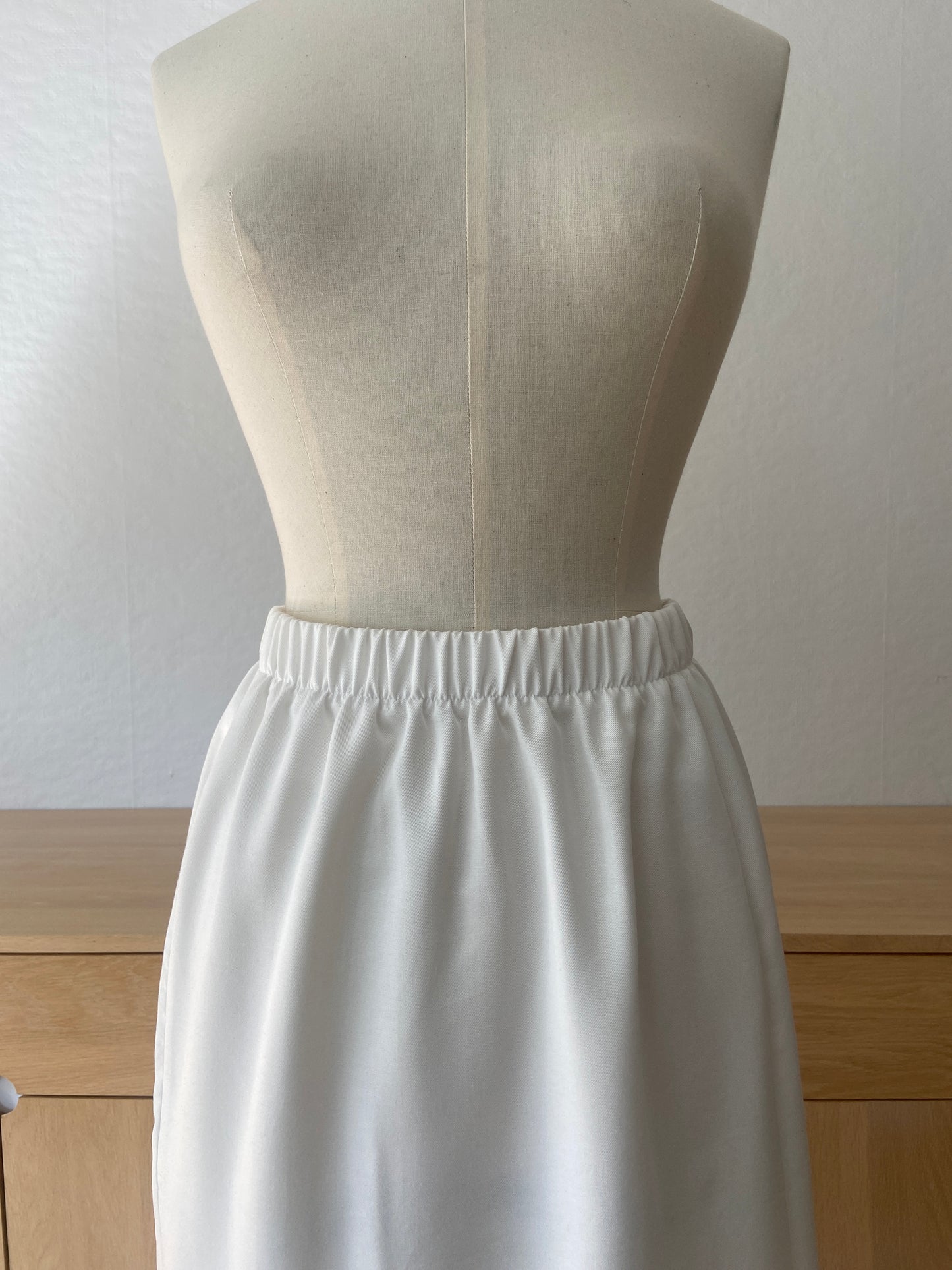 REMAKE SKIRT ALEX TENCEL™ LYOCELL ECRU