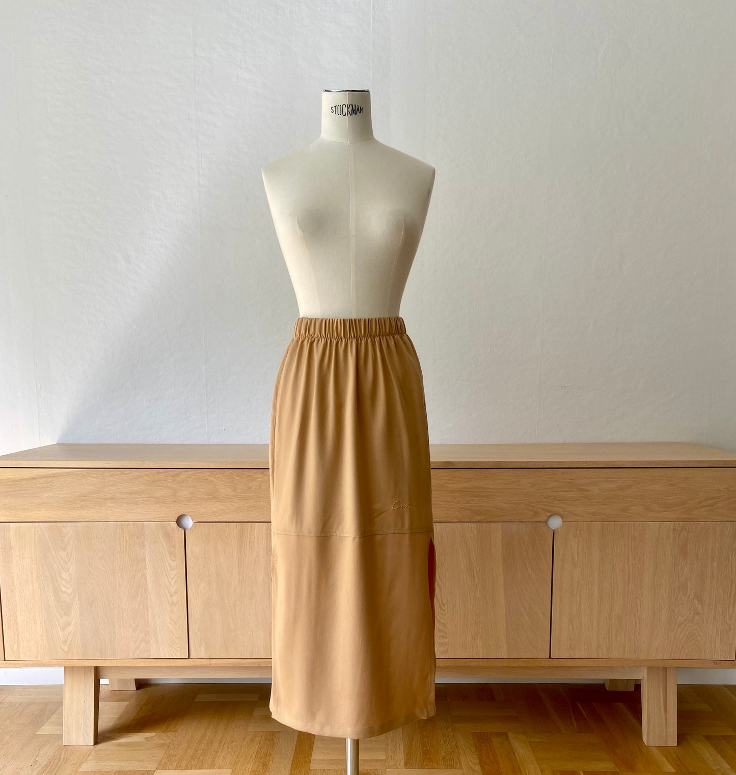 REMAKE SKIRT ALEX TENCEL™ LYOCELL SAND