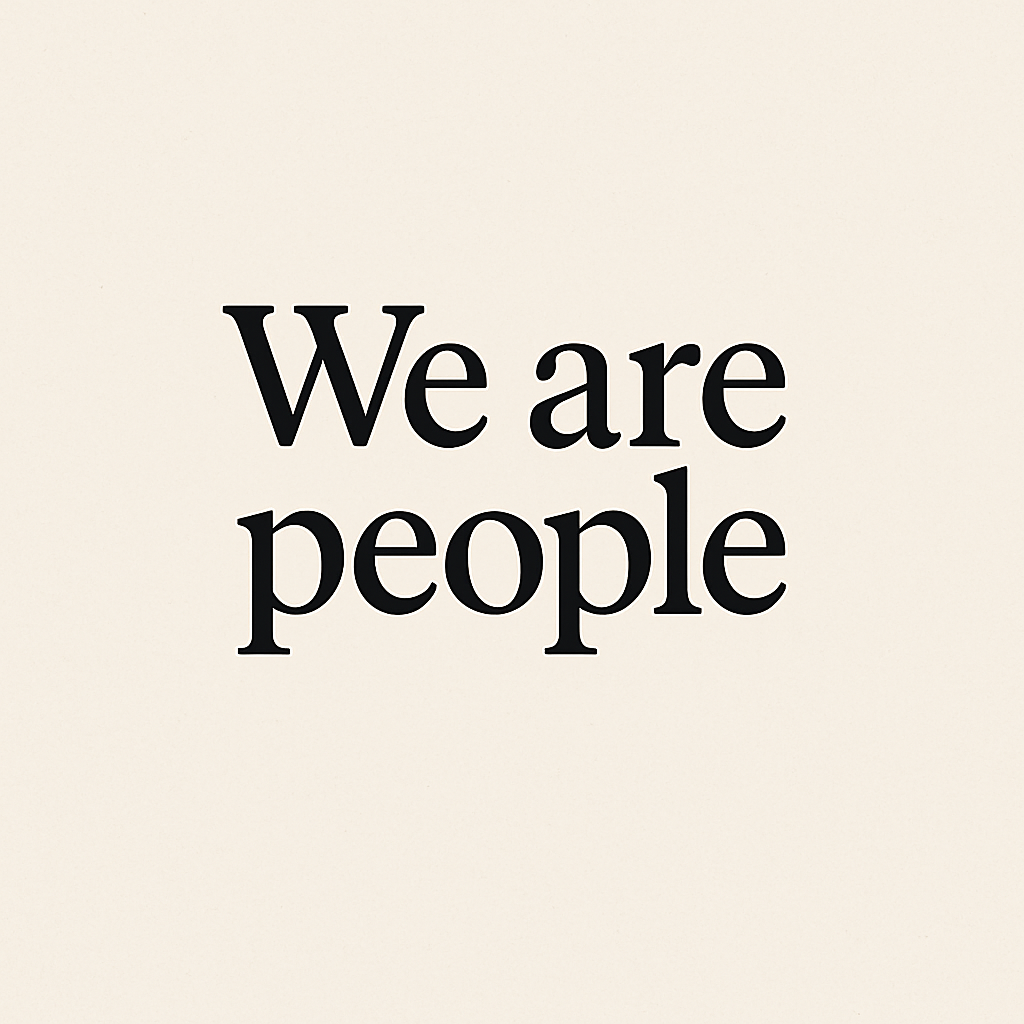 We are people: the heart of our brand values